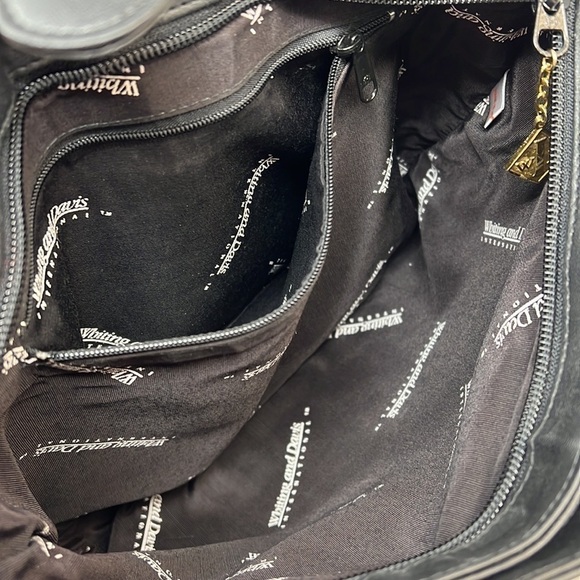 Whiting and Davis Large Double Compartment Shoulder Bag - Picture 12 of 16